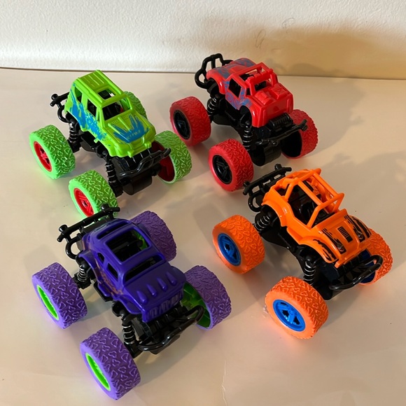 Hydraulic Friction-Powered Monster Truck set, push and go, 2 way Inertia. - Picture 1 of 5